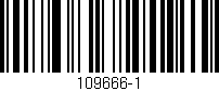 Código de barras (EAN, GTIN, SKU, ISBN): '109666-1'