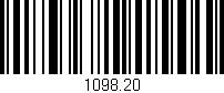Código de barras (EAN, GTIN, SKU, ISBN): '1098.20'