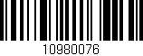 Código de barras (EAN, GTIN, SKU, ISBN): '10980076'