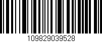 Código de barras (EAN, GTIN, SKU, ISBN): '109829039528'