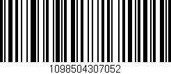Código de barras (EAN, GTIN, SKU, ISBN): '1098504307052'