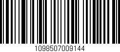 Código de barras (EAN, GTIN, SKU, ISBN): '1098507009144'