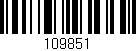 Código de barras (EAN, GTIN, SKU, ISBN): '109851'