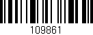 Código de barras (EAN, GTIN, SKU, ISBN): '109861'