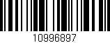 Código de barras (EAN, GTIN, SKU, ISBN): '10996897'