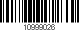 Código de barras (EAN, GTIN, SKU, ISBN): '10999026'