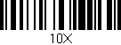 Código de barras (EAN, GTIN, SKU, ISBN): '10X'