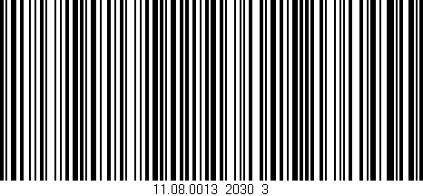 Código de barras (EAN, GTIN, SKU, ISBN): '11.08.0013_2030_3'