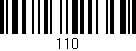 Código de barras (EAN, GTIN, SKU, ISBN): '110'