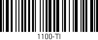 Código de barras (EAN, GTIN, SKU, ISBN): '1100-TI'