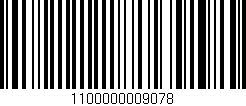 Código de barras (EAN, GTIN, SKU, ISBN): '1100000009078'