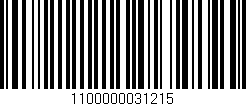 Código de barras (EAN, GTIN, SKU, ISBN): '1100000031215'