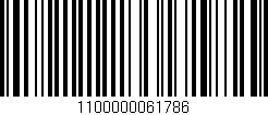 Código de barras (EAN, GTIN, SKU, ISBN): '1100000061786'