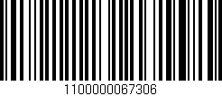 Código de barras (EAN, GTIN, SKU, ISBN): '1100000067306'