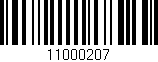 Código de barras (EAN, GTIN, SKU, ISBN): '11000207'