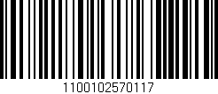 Código de barras (EAN, GTIN, SKU, ISBN): '1100102570117'