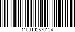 Código de barras (EAN, GTIN, SKU, ISBN): '1100102570124'