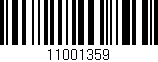 Código de barras (EAN, GTIN, SKU, ISBN): '11001359'
