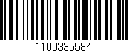 Código de barras (EAN, GTIN, SKU, ISBN): '1100335584'