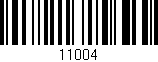 Código de barras (EAN, GTIN, SKU, ISBN): '11004'