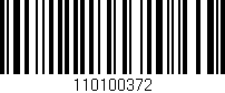 Código de barras (EAN, GTIN, SKU, ISBN): '110100372'