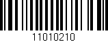 Código de barras (EAN, GTIN, SKU, ISBN): '11010210'