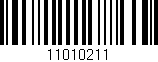 Código de barras (EAN, GTIN, SKU, ISBN): '11010211'
