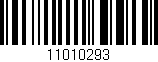 Código de barras (EAN, GTIN, SKU, ISBN): '11010293'