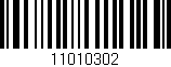 Código de barras (EAN, GTIN, SKU, ISBN): '11010302'