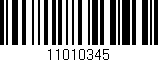 Código de barras (EAN, GTIN, SKU, ISBN): '11010345'
