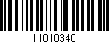 Código de barras (EAN, GTIN, SKU, ISBN): '11010346'