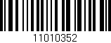 Código de barras (EAN, GTIN, SKU, ISBN): '11010352'