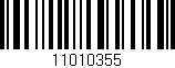Código de barras (EAN, GTIN, SKU, ISBN): '11010355'