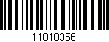 Código de barras (EAN, GTIN, SKU, ISBN): '11010356'