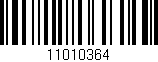 Código de barras (EAN, GTIN, SKU, ISBN): '11010364'