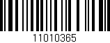 Código de barras (EAN, GTIN, SKU, ISBN): '11010365'