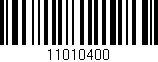 Código de barras (EAN, GTIN, SKU, ISBN): '11010400'