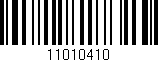 Código de barras (EAN, GTIN, SKU, ISBN): '11010410'