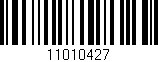 Código de barras (EAN, GTIN, SKU, ISBN): '11010427'