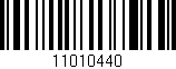 Código de barras (EAN, GTIN, SKU, ISBN): '11010440'