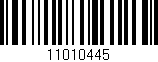 Código de barras (EAN, GTIN, SKU, ISBN): '11010445'