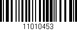 Código de barras (EAN, GTIN, SKU, ISBN): '11010453'