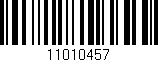 Código de barras (EAN, GTIN, SKU, ISBN): '11010457'