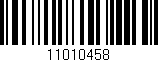 Código de barras (EAN, GTIN, SKU, ISBN): '11010458'