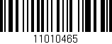 Código de barras (EAN, GTIN, SKU, ISBN): '11010465'