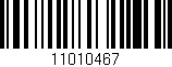 Código de barras (EAN, GTIN, SKU, ISBN): '11010467'