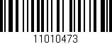 Código de barras (EAN, GTIN, SKU, ISBN): '11010473'