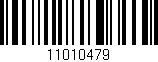 Código de barras (EAN, GTIN, SKU, ISBN): '11010479'