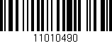 Código de barras (EAN, GTIN, SKU, ISBN): '11010490'