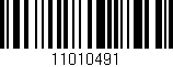 Código de barras (EAN, GTIN, SKU, ISBN): '11010491'